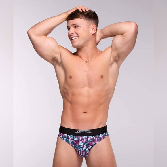 NWT BoxMenswear Feature Fit 3.0 Boxer Briefs Techno Boy Medium NWT - Picture 8 of 16